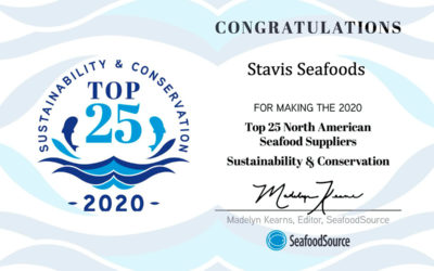Stavis Seafoods forma parte de la lista TOP 25: Seafood Sustainability and Conservation